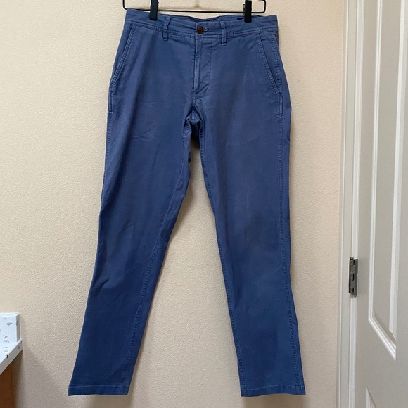 Bonobos Men's Light Blue Athletic Fit Chinos Pants Straight Leg, Size 29x32 - Picture 1 of 7